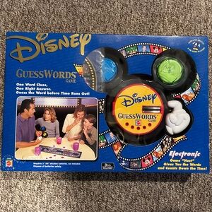 NIB Disney GuessWords Game Electronic, New in Box, # 42800
Mattel, 2001
